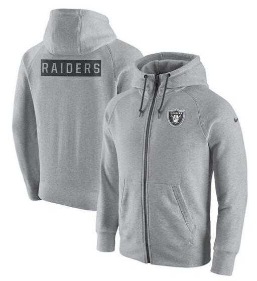 Men's Oakland Raiders Nike Gridiron Gray 2.0 Full-Zip Hoodie - Ash FengYun,We sell and wholesale Men's Oakland Raiders Nike Gridiron Gray 2.0 Full-Zip Hoodie - Ash FengYun on line form chian!